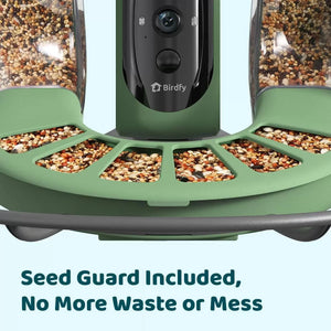 Birdfy 2 Pro Dual-Lens Smart Bird Feeder + Solar Panel