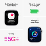 Apple Watch Series 11 GPS + Cellular, 42mm Titanium Case with Milanese Loop
