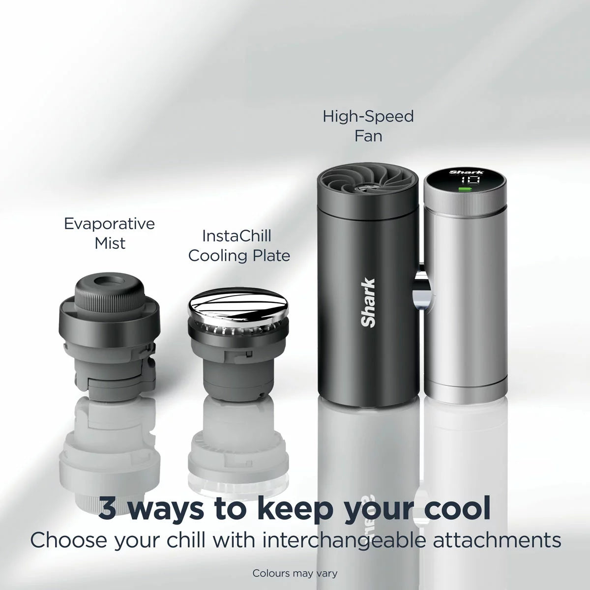 Shark ChillPill 3-in-1 Personal Fan, Mist & InstaChill System - Any colour*