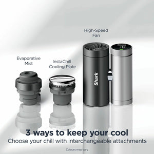 Shark ChillPill 3-in-1 Personal Fan, Mist & InstaChill System - Any colour*