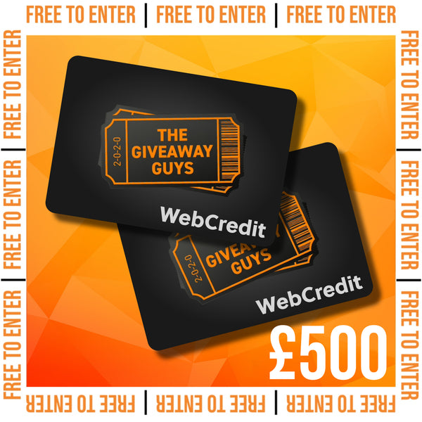 FREE TO ENTER - £500 Web Credit! - 5 Winners!