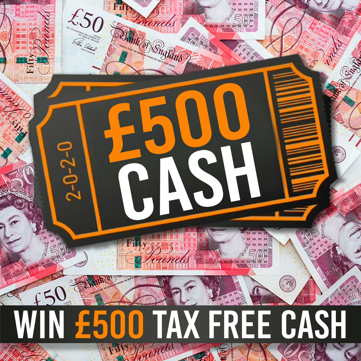 £500 cash -  14th Jan 25