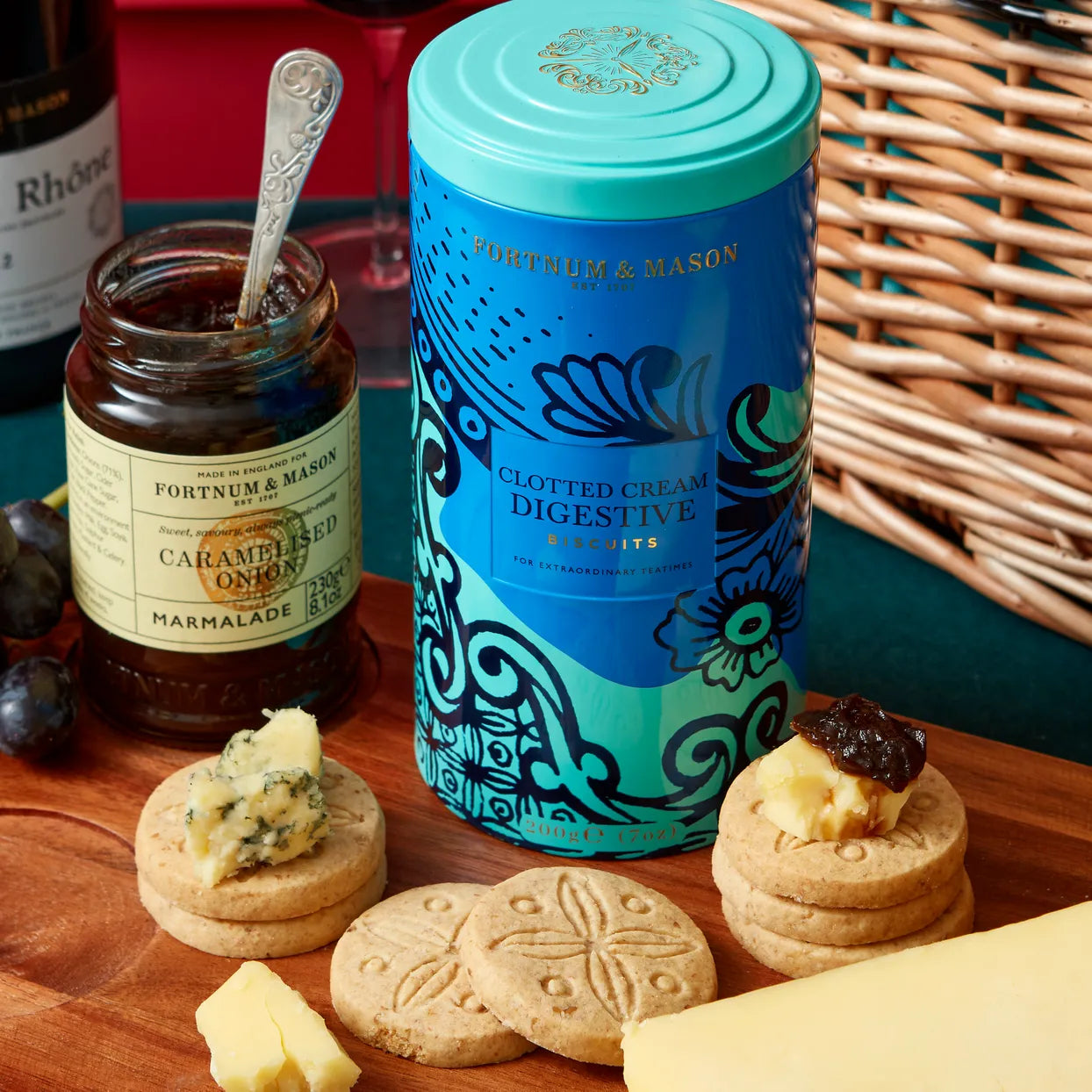 Fortnum and Mason The Cheese and Wine Hamper