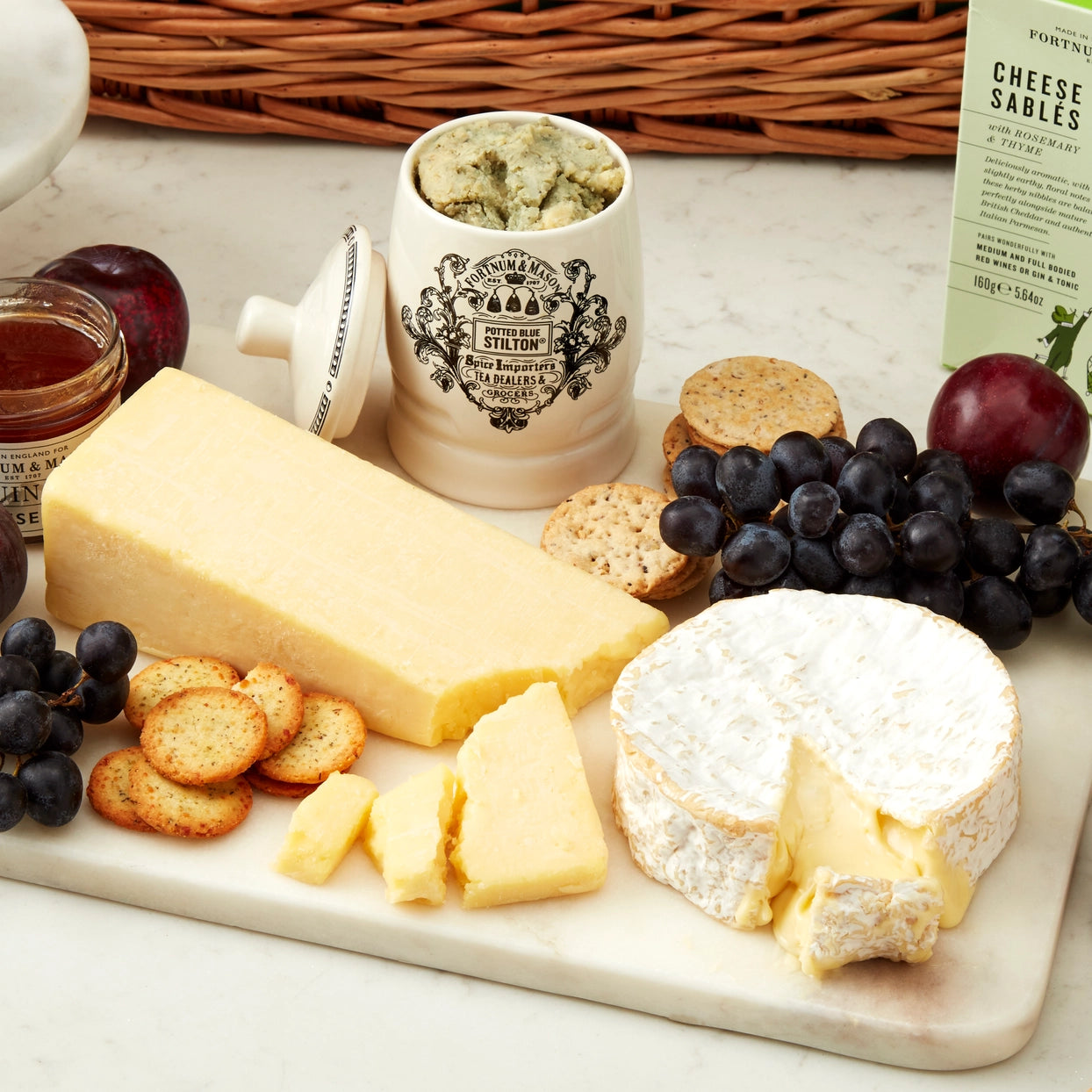 Fortnum and Mason The Cheese and Wine Hamper