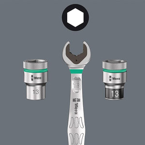 Wera 39 Piece Interchangeable Screwdriver, Ratchet, Socket and Bit Se
