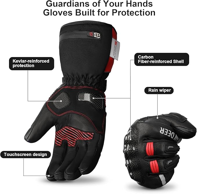 Heated Motorcycle Gloves - 30th Sep 25