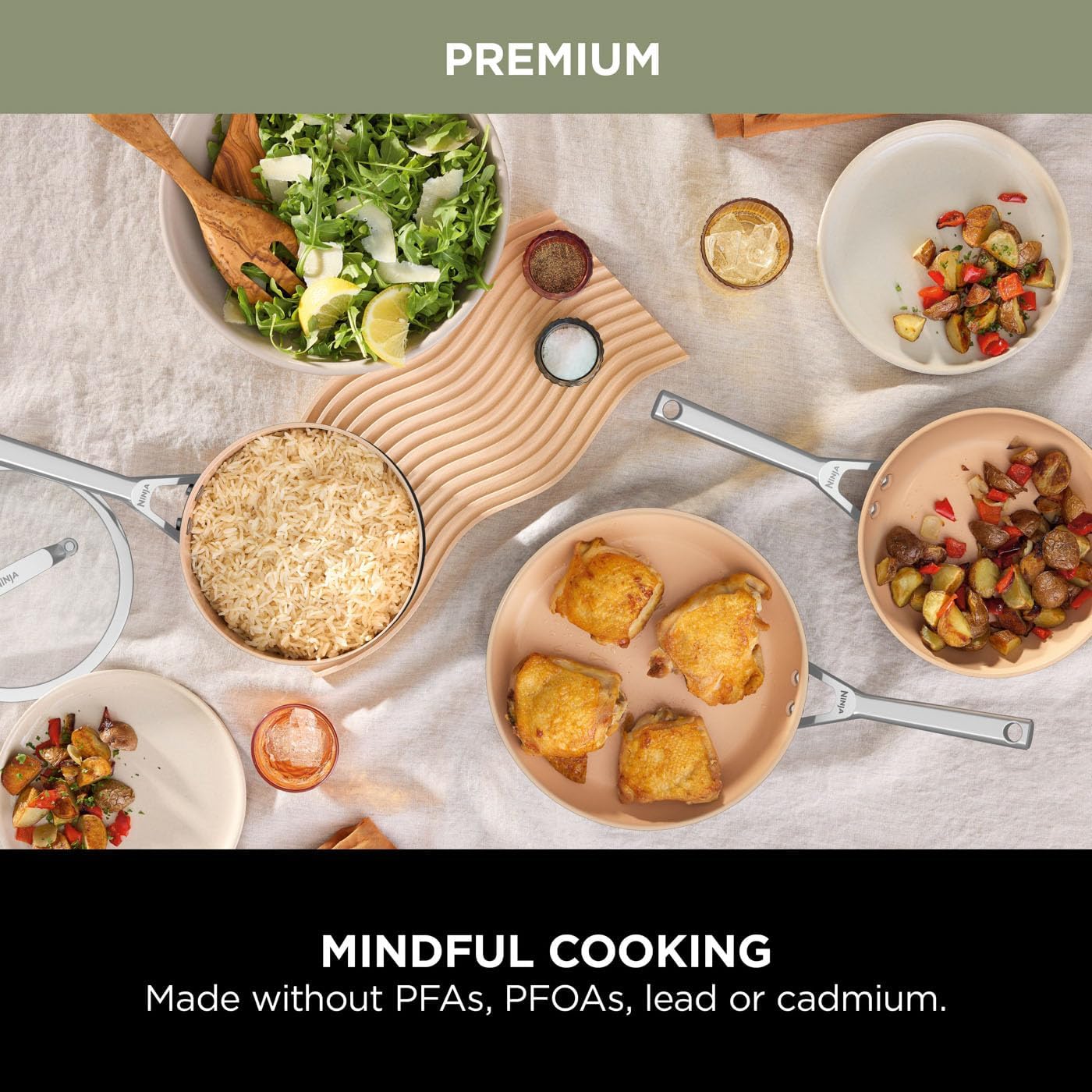 Ninja Extended Life Ceramic 5-Piece Pan Set  14th Sep 25