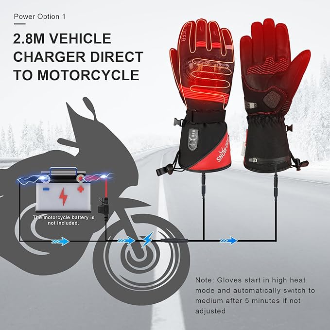 Heated Motorcycle Gloves - 30th Sep 25