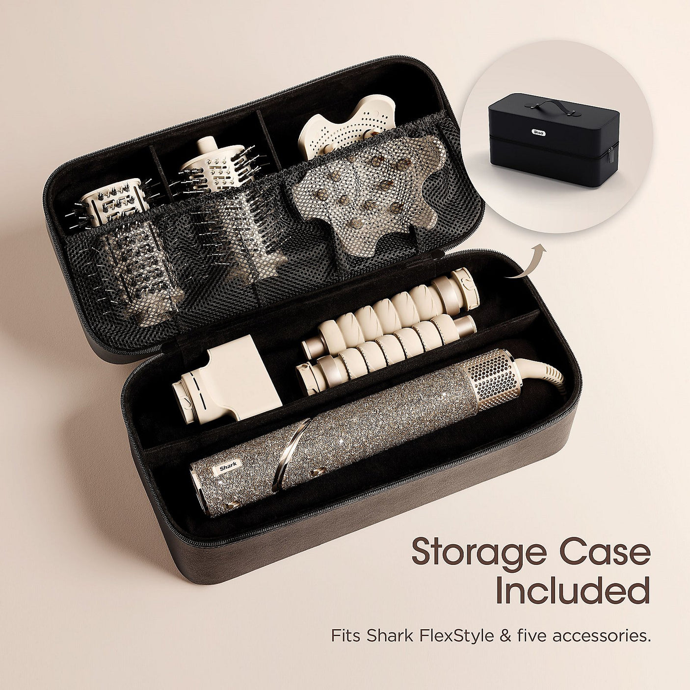 Shark FlexStyle Sparkle Gold Diamond Limited Edition Air Styler & Dryer