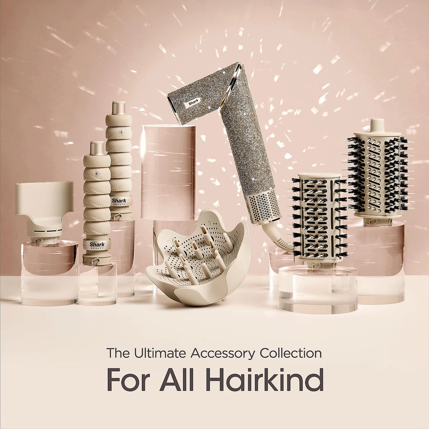 Shark FlexStyle Sparkle Gold Diamond Limited Edition Air Styler & Dryer