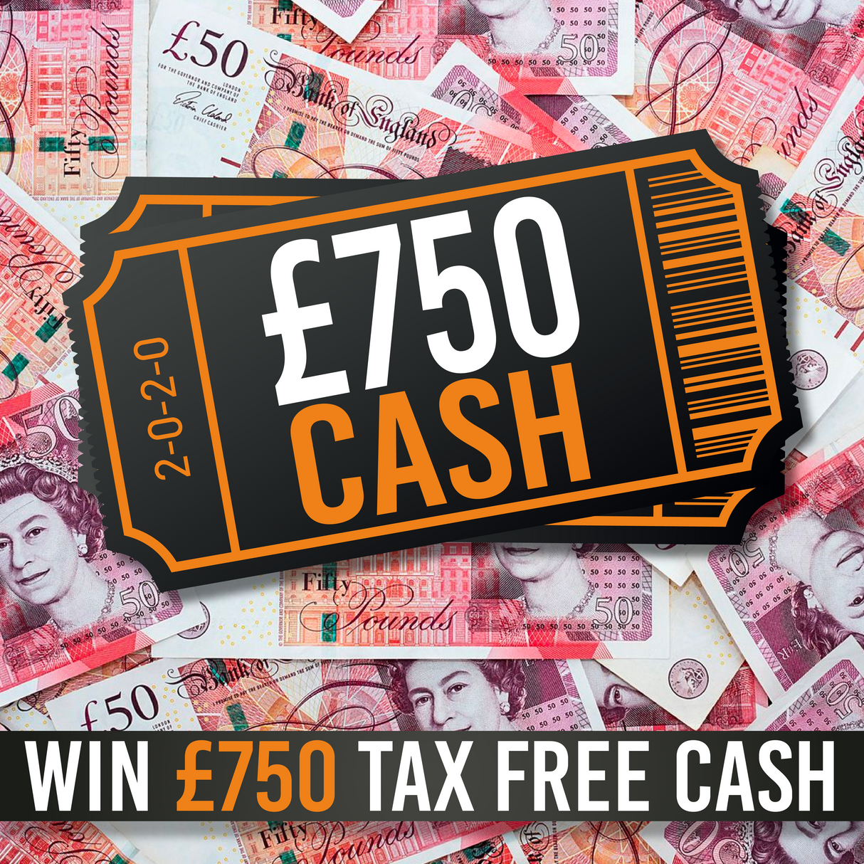 £750 cash -  21st Mar 25