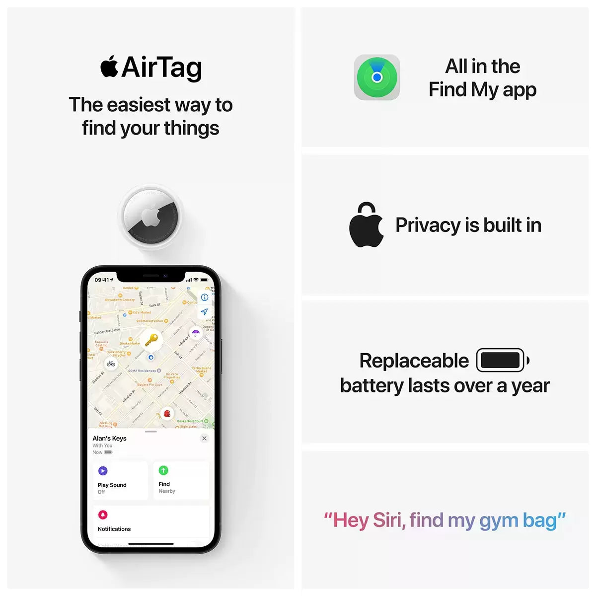 Apple AirTag 4 Pack - 24th September