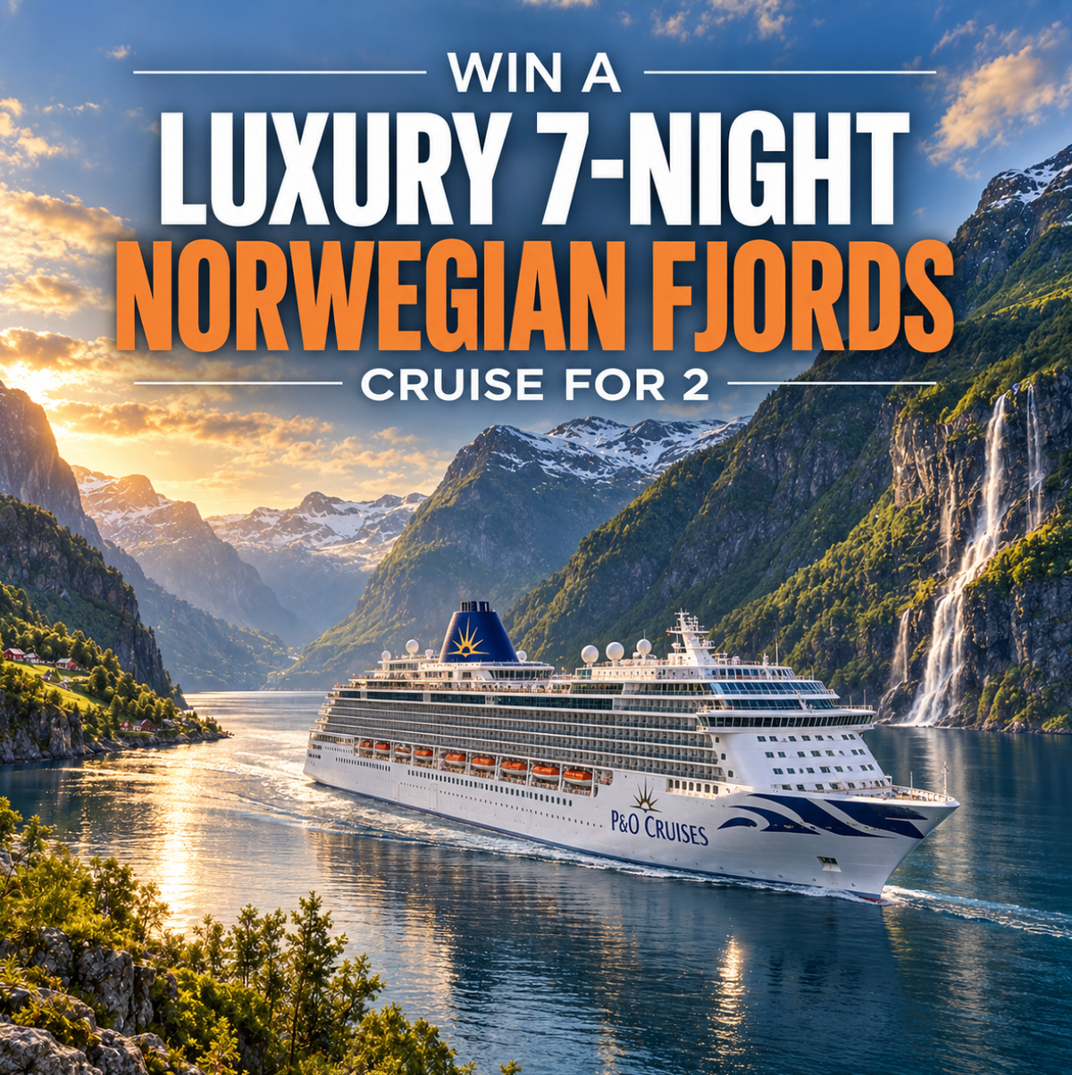 Luxury 7-Night Norwegian Fjords Cruise for 2