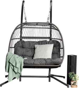 Folding Double Hanging Egg Chair