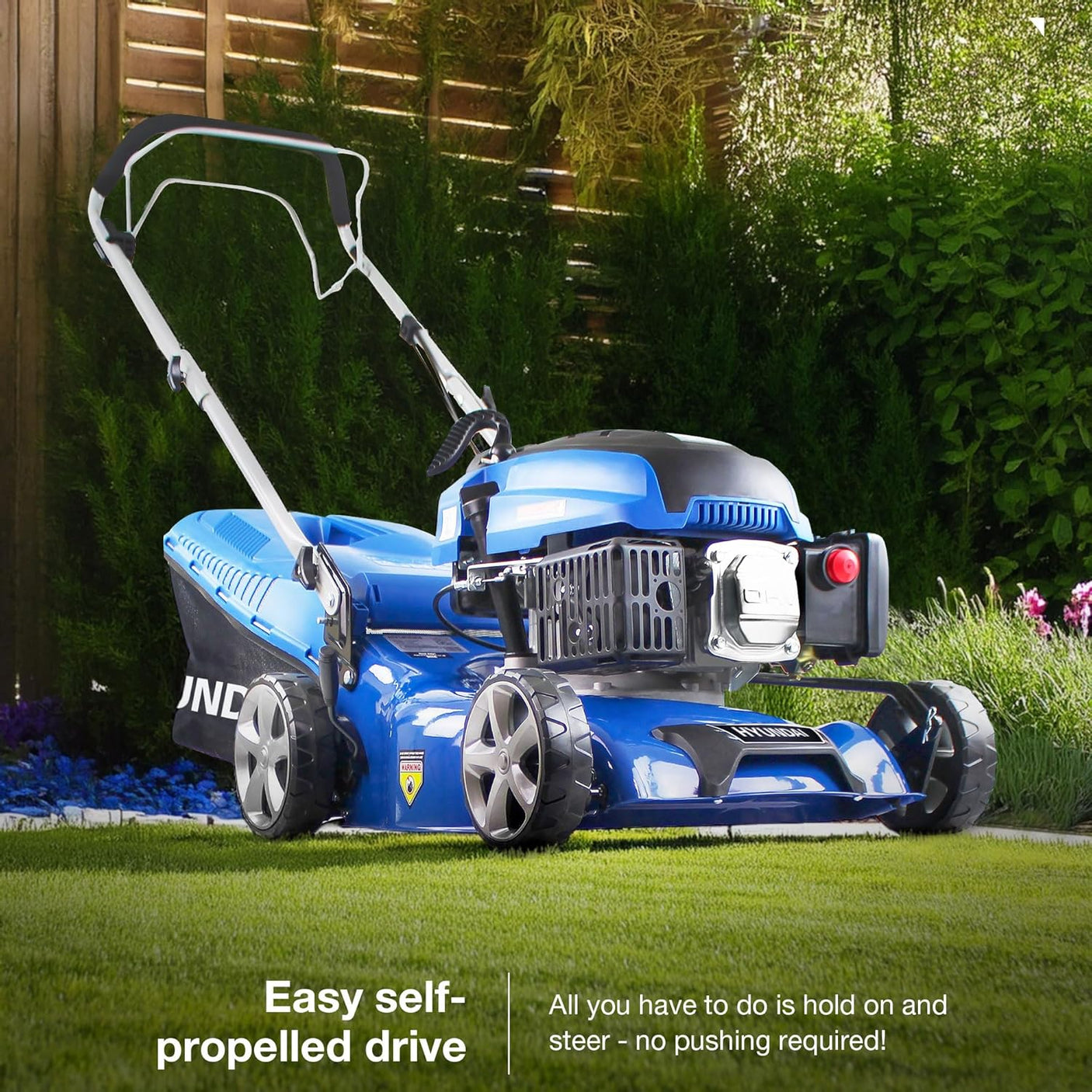 Hyundai 139cc Petrol Self-Propelled Lawnmower