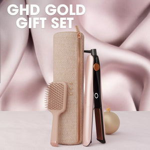 ghd Gold Hair Straightener Gift Set in Cashmere Beige