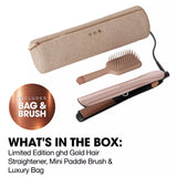 ghd Gold Hair Straightener Gift Set in Cashmere Beige