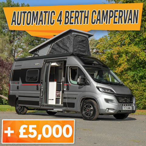 Brand new 4 berth Automatic Adria Campervan + £5k or £65,000 cash