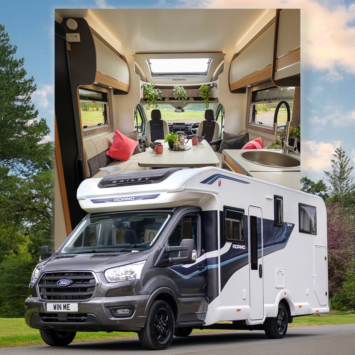Brand New Automatic Bailey Adamo 4 berth Motorhome + £5000 cash