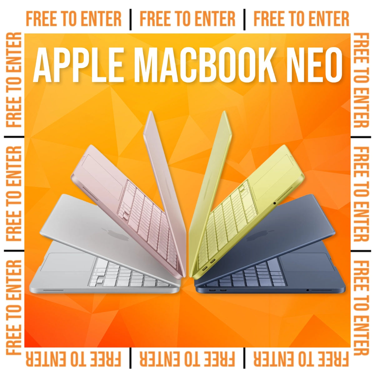 FREE TO ENTER - MacBook Neo 512GB with Touch ID