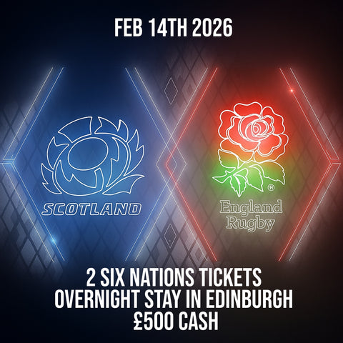 Scotland vs England Six Nations Tickets + Overnight Stay