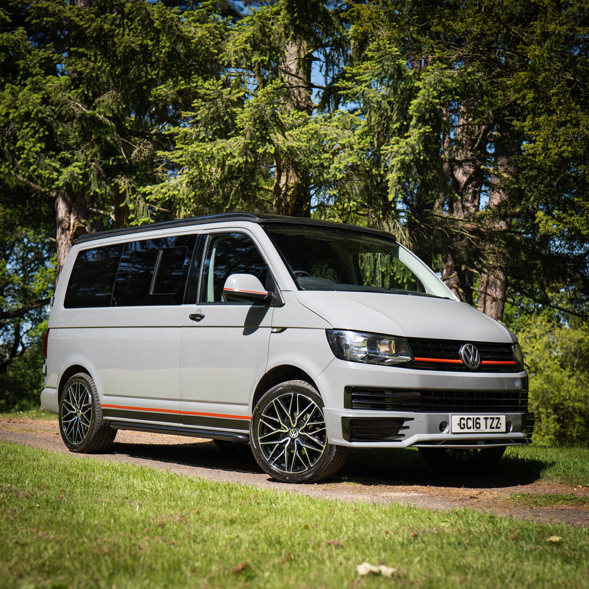 The Ultimate 4 berth Volkswagen T6 Campervan with Pop up roof