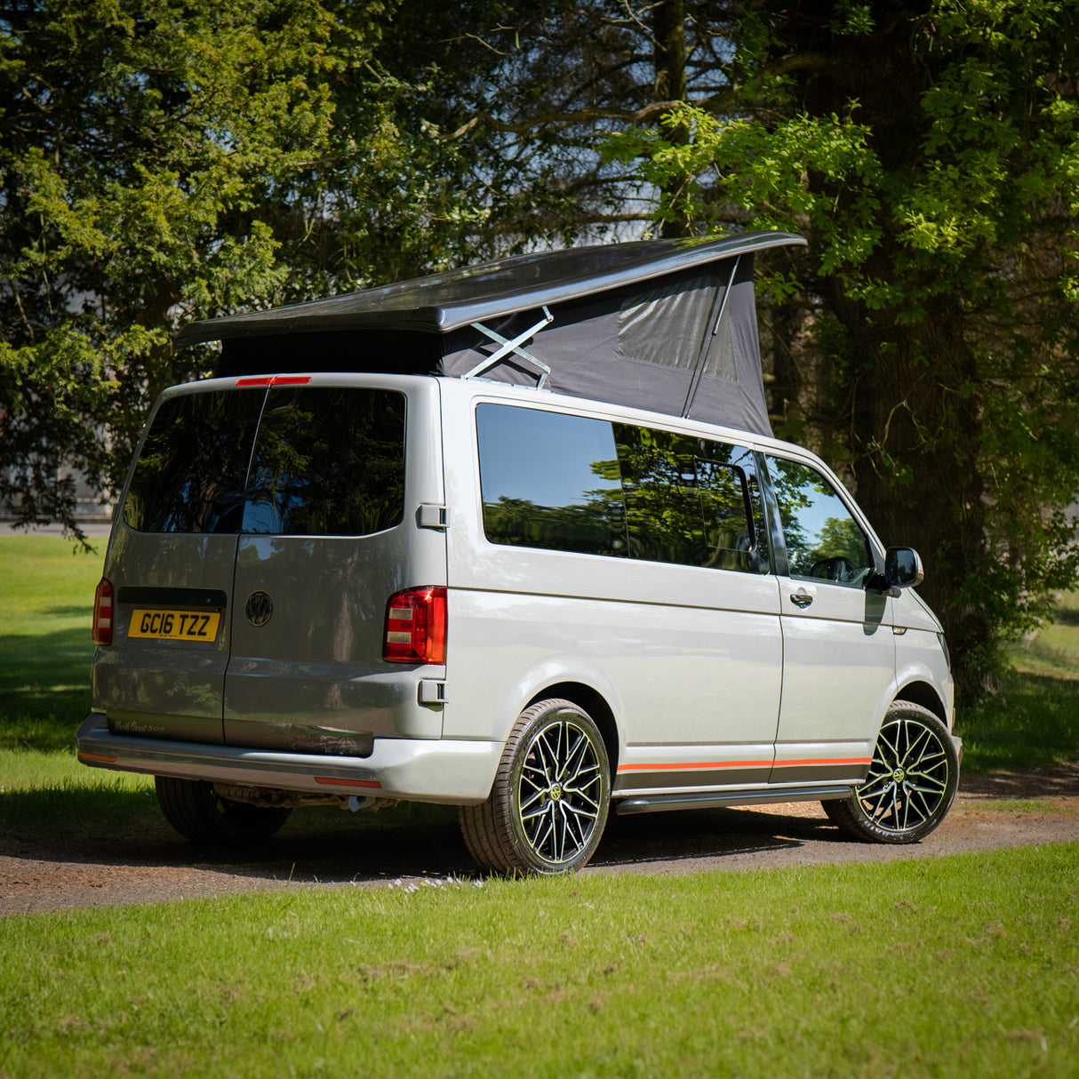 The Ultimate 4 berth Volkswagen T6 Campervan with Pop up roof