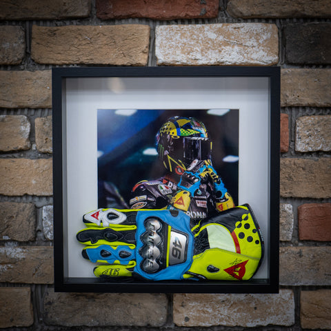 3D Box Frame Wall Art - Valentino Rossi VR46 Glove! - 19th September