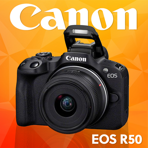 Canon EOS R50 Mirrorless Camera with 2 Lenses