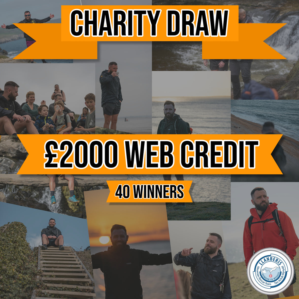 CHARITY DRAW - £2000 Web Credit Giveaway - 40 WINNERS!