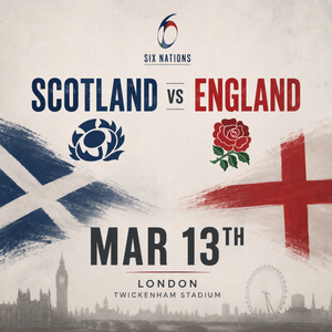 Scotland vs England Six Nations Tickets + Overnight Stay