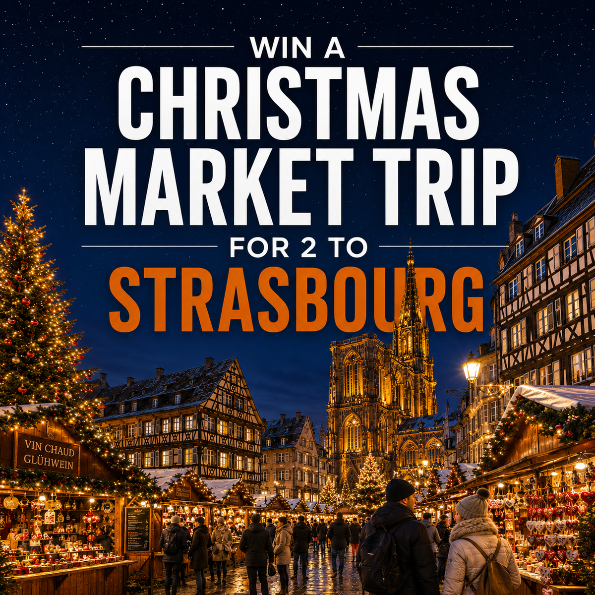 3 night Strasbourg Christmas Market Trip for Two