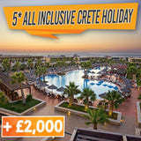 Super Lux 5* All Inclusive 7 night Crete Holiday for 4 + £2,000!