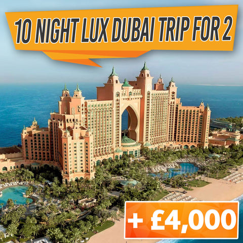 10 night super luxury Dubai Holiday for 2 & £4000 cash