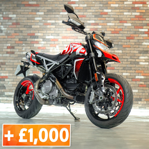 2020 Ducati 950 Hypermotard + £1,000