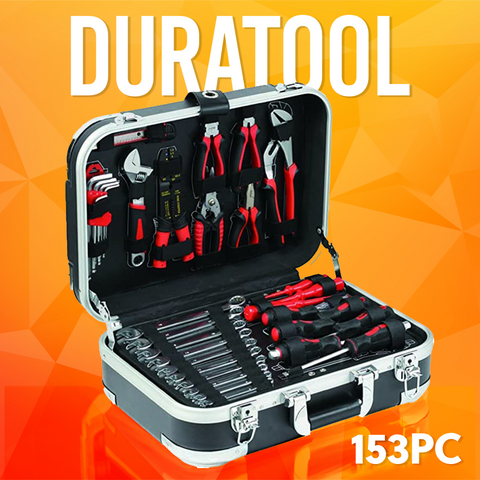 Duratool 153 Pc Tool Kit & case - 6th Feb 24