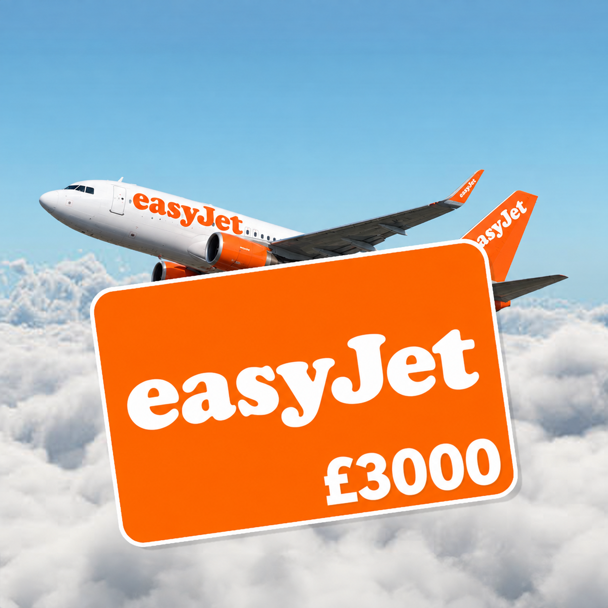 £3,000 easyjet Holiday Voucher