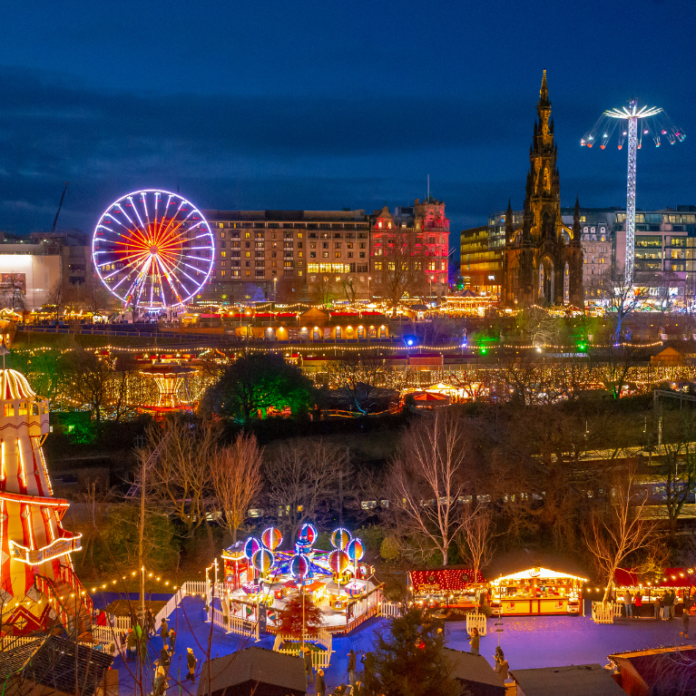 2 night 5* stay Edinburgh Christmas Market