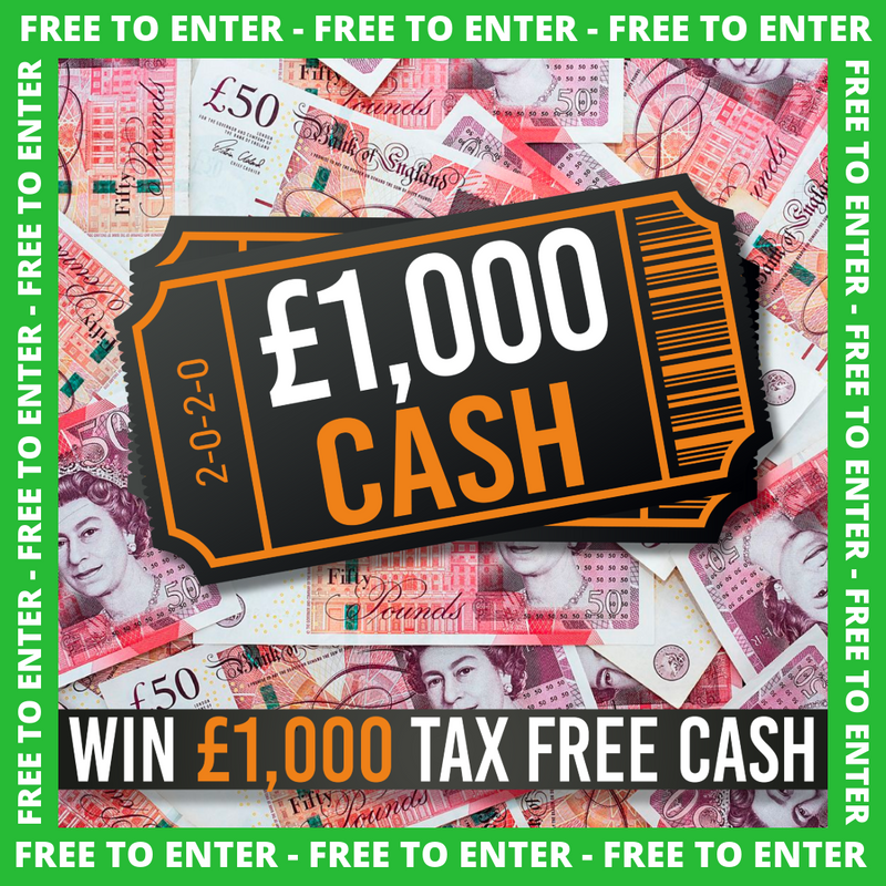 FREE TO ENTER - £1,000