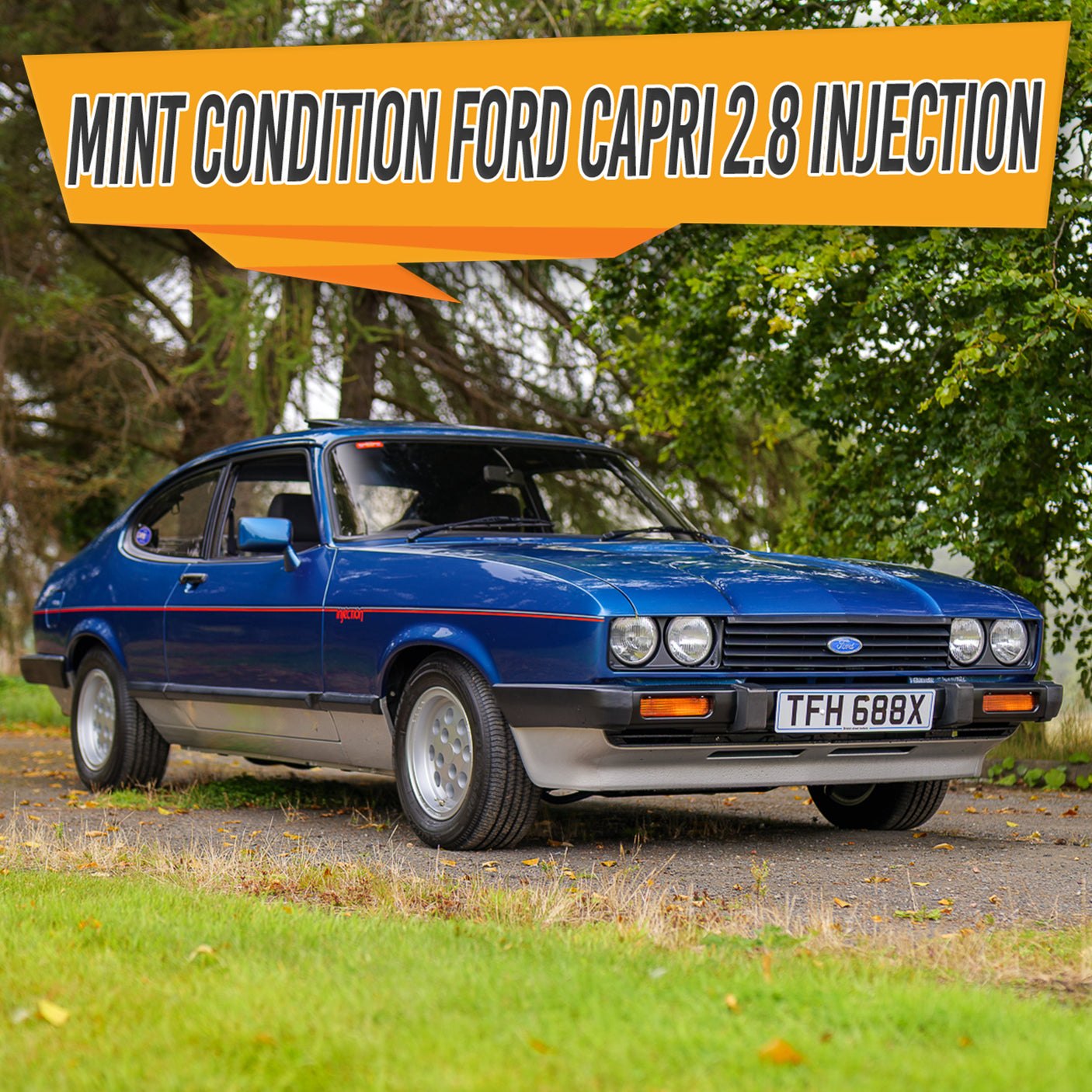Stunning 1981 Ford Capri 2.8 Injection + £1000 cash
