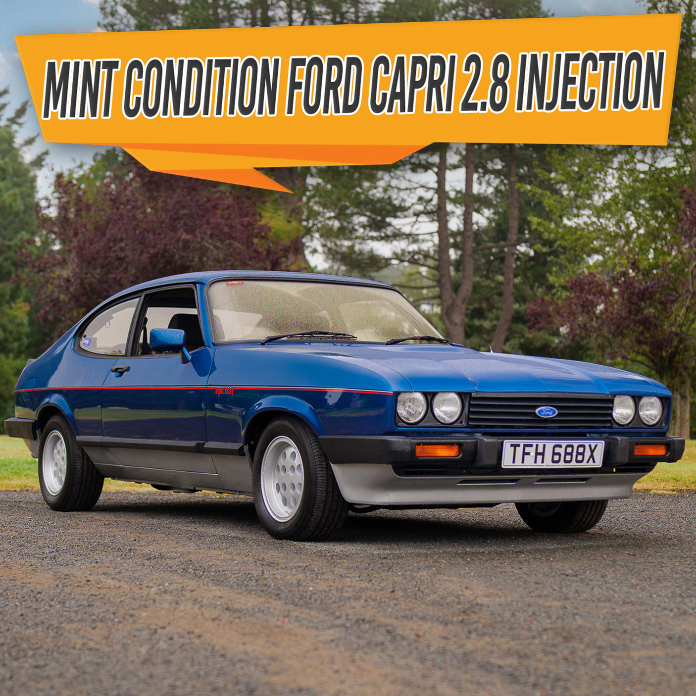 Stunning 1981 Ford Capri 2.8 Injection + £1000 cash