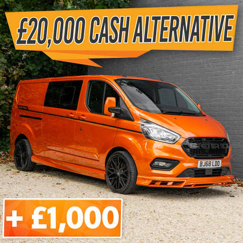 Ford Transit Custom - 6 seater crew cab + £1000 cash