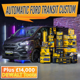 2023 Ford Transit Custom + £14,000 DeWalt Tool Bundle