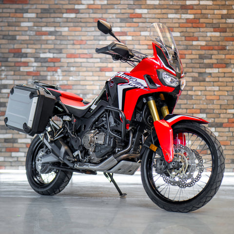 2017 Honda Africa Twin DCT with luggage