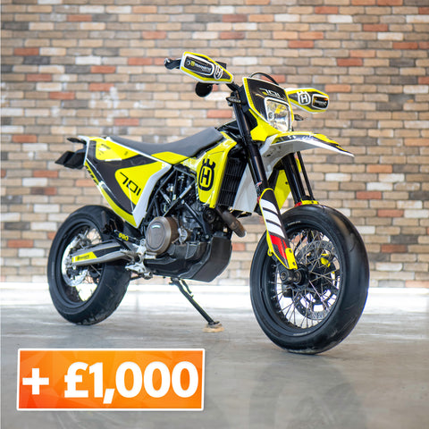 2021 Husqvarna 701 Supermoto + £1000 cash