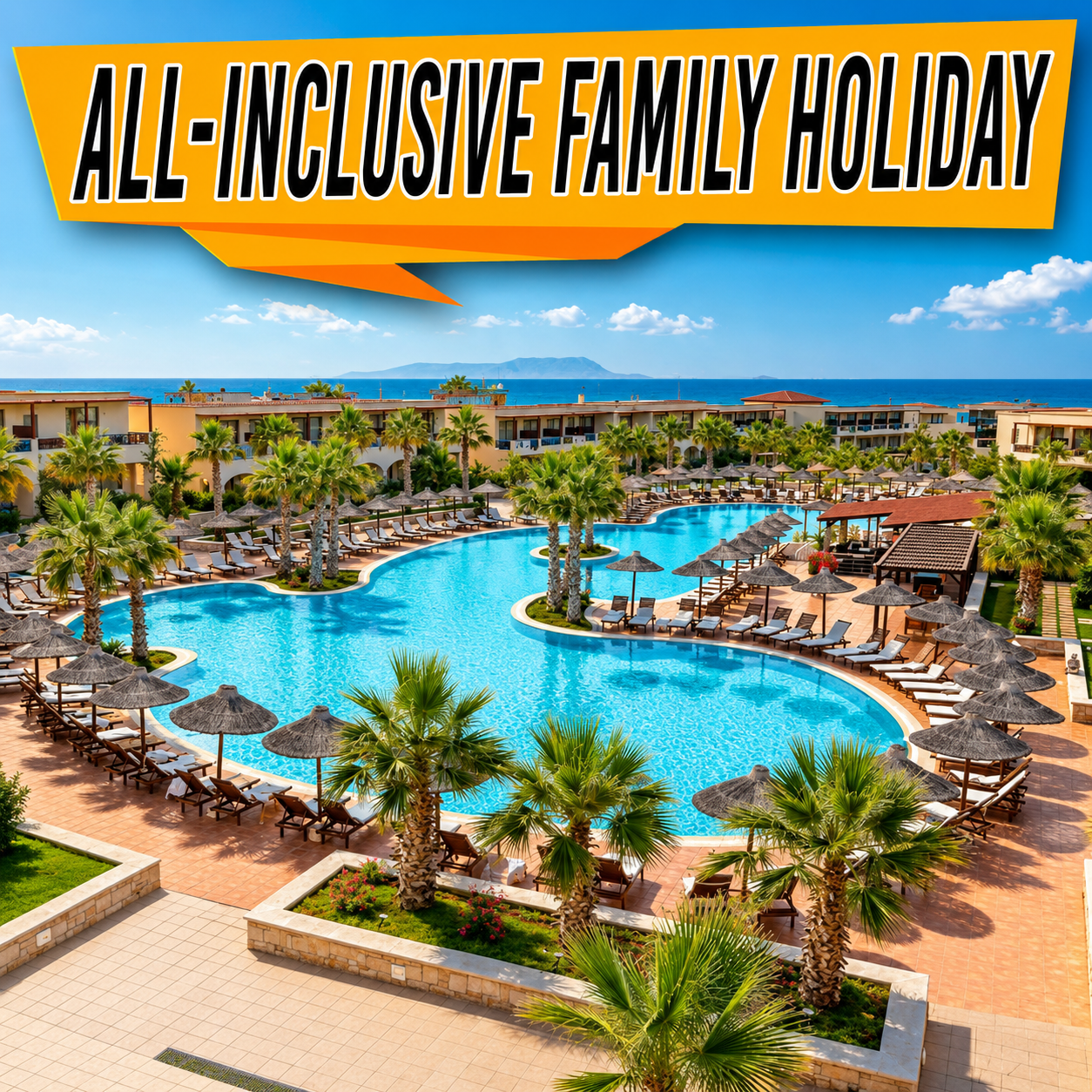 All-Inclusive 7 Nights Stella Aqua Palace Family holiday for 4