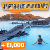 4 Night Iceland Blue Lagoon Trip for 2 + £1,000 - 9th Sep 25