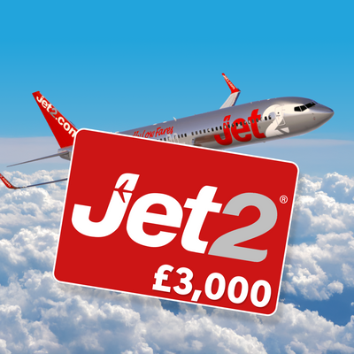 £3,000 Jet2 Holiday Voucher