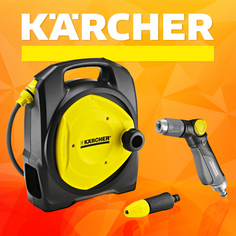 Kärcher CR3.110 Compact Hose Box & Premium Spray Gun - 9th April 24