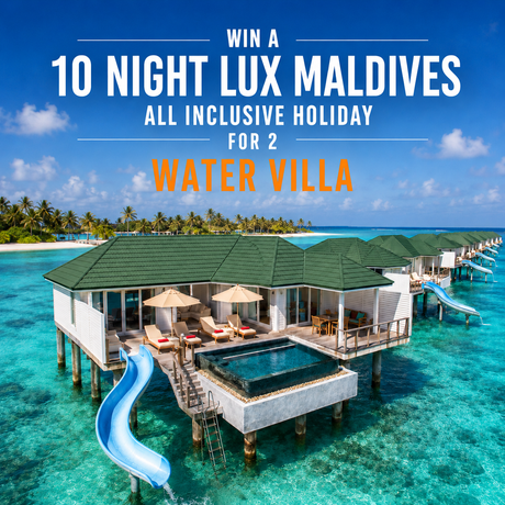 Luxury 10 night Maldives All inclusive Holiday with Water Villa for 2